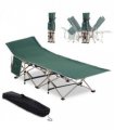 Single Portable Outdoor Military Sleeping Bed Camping Cot Green Outsunny