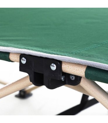 Single Portable Outdoor Military Sleeping Bed Camping Cot Green Outsunny