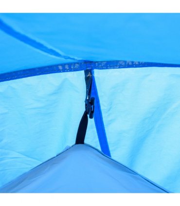 3 Man Camping Tent w/ 2 Rooms Porch Vents Rainfly Weather-Resistant Outsunny