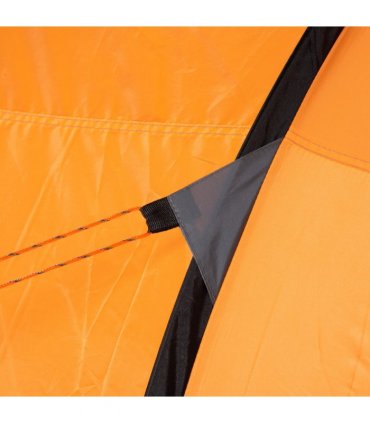 Camping Tent Dome Pop-up Tent  with Windows for 4-5 Person Orange Outsunny