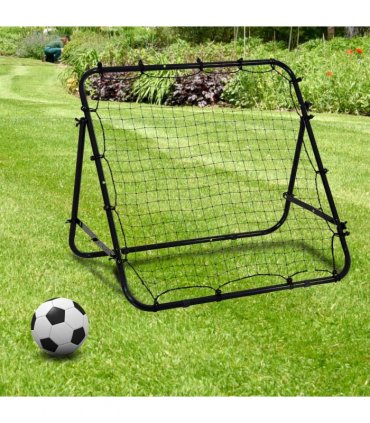Rebounder Net Kids Adults Football Training Aid Practice Adjustable  HOMCOM