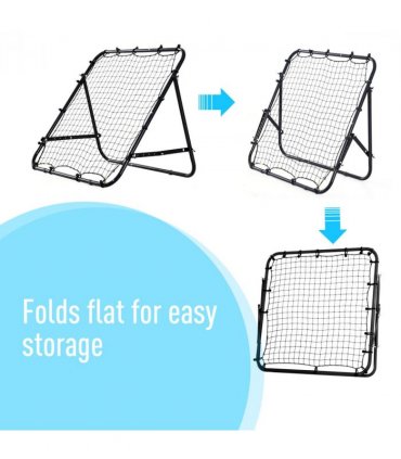 Rebounder Net Kids Adults Football Training Aid Practice Adjustable  HOMCOM