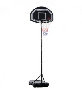 Adjustable Basketball Hoop Stand w/ Wheels and Weight Base 1.6-2.1m HOMCOM
