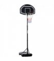 Adjustable Basketball Hoop Stand w/ Wheels and Weight Base 1.6-2.1m HOMCOM