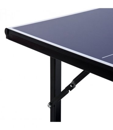 Tennis Table Ping Pong Foldable with Net Game Steel 183cm Indoor, Blue HOMCOM
