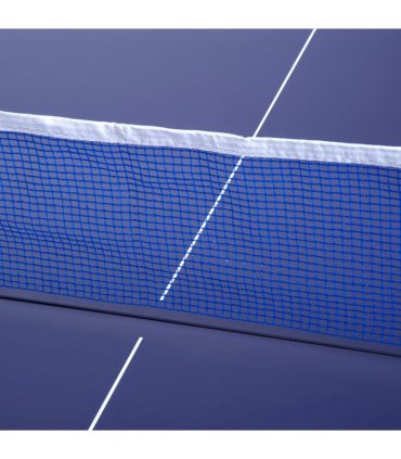 Tennis Table Ping Pong Foldable with Net Game Steel 183cm Indoor, Blue HOMCOM