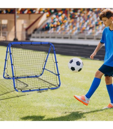 Rebounder Net Football Target Goal Training Adjustable Angles HOMCOM