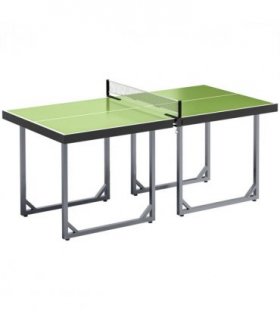 Tennis Table Ping Pong Foldable with Net Game Steel 182cm Indoor, Green HOMCOM