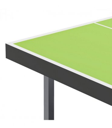 Tennis Table Ping Pong Foldable with Net Game Steel 182cm Indoor, Green HOMCOM