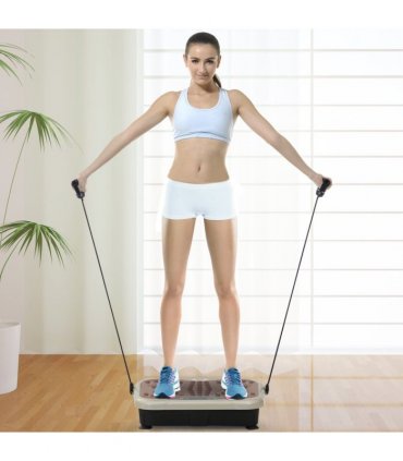 Vibration Plate Machine Fitness Body Shaper Slim Trainer Home Gym HOMCOM
