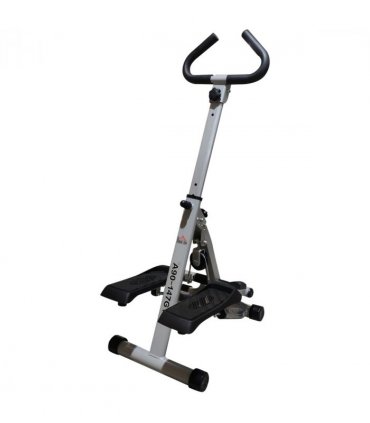Stepper Heavy Duty Steel Frame Adjustable Step Machine Grey 50H x 60W x 30Dcm