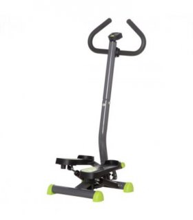 Twister Stepper Height Adjustable Step Machine w/ LCD Screen, Grey HOMCOM