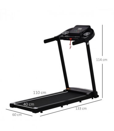 Treadmill 1.5HP Electric Motorised Running Machine w/ LED Display HOMCOM