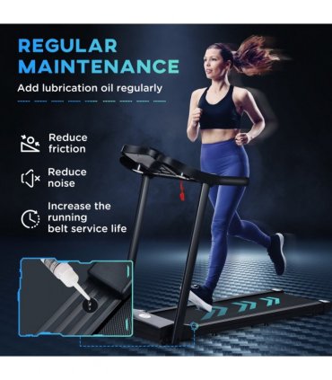 Treadmill 1.5HP Electric Motorised Running Machine w/ LED Display HOMCOM