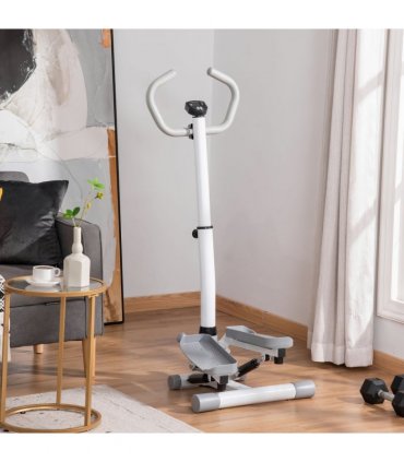 Adjustable Twist Stepper Step Machine For Home Gym Aerobic Workout HOMCOM