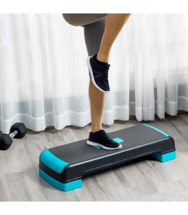 Aerobic Step Three-Level Adjustable Exercise Stepper for Home, Office HOMCOM