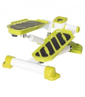 Portable Mini Stepper Step Machine Metal White 21H x 34W x 48Lcm 32L x 14Wcm