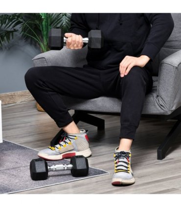 Hexagonal Dumbbells Kit Weight Lifting Exercise for Home Fitness 2x6kg HOMCOM