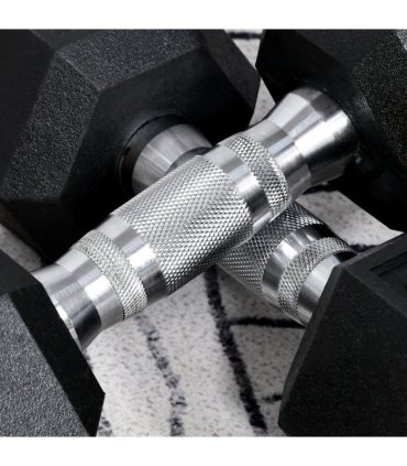 Hexagonal Dumbbells Kit Weight Lifting Exercise for Home Fitness 2x6kg HOMCOM