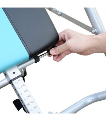 Foldable Therapy Gravity Inversion Table AB Exercise Bench Home Fitness HOMCOM