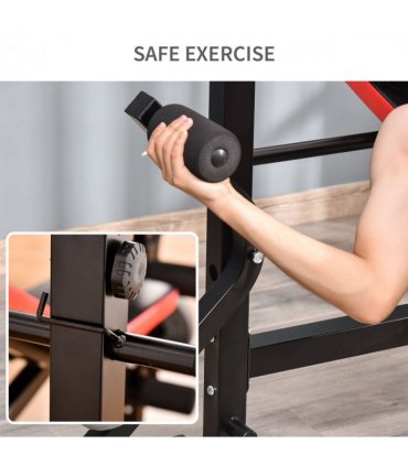Multi-Function Adjustable Weight Training Bench Gym Fitness Lifting HOMCOM