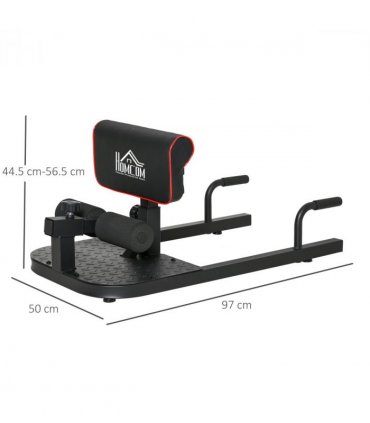 3 IN 1 Squat Machine Sit Up Push Up Gym Leg Exercise Adjustable HOMCOM