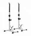 Adjust Pair of Barbell Squat Racks Stand Weight Lifting Bench Press Gym HOMCOM