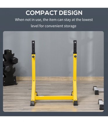 Dip Station Chin Up Parallel Bars Pull Up Power Tower Home Gym Workout HOMCOM