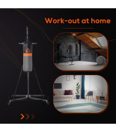 Punchbag & Speedball Boxing Station Frame Freestanding Training Home HOMCOM