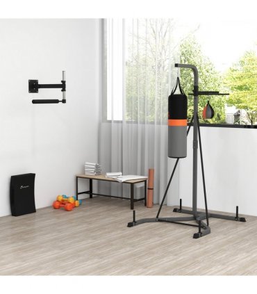 Punchbag & Speedball Boxing Station Frame Freestanding Training Home HOMCOM