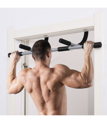 Indoor Fitness Door Horizontal Bar Pull-ups Home Gym Upper Body Workout HOMCOM