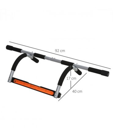 Indoor Fitness Door Horizontal Bar Pull-ups Home Gym Upper Body Workout HOMCOM