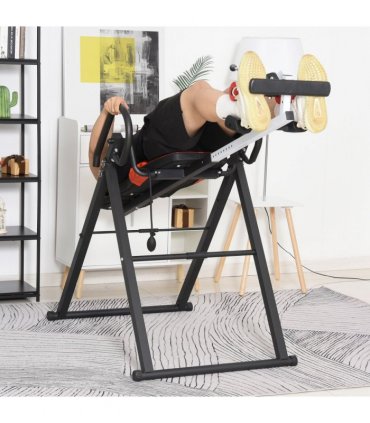 Adjustable Gravity Inversion Table w/ Safety Belt For Muscle Pain HOMCOM