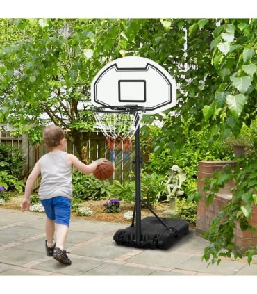 Basketball Stand and  94-123cm Height Adjustable Hoo For Pool Side HOMCOM