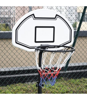 Basketball Stand and  94-123cm Height Adjustable Hoo For Pool Side HOMCOM