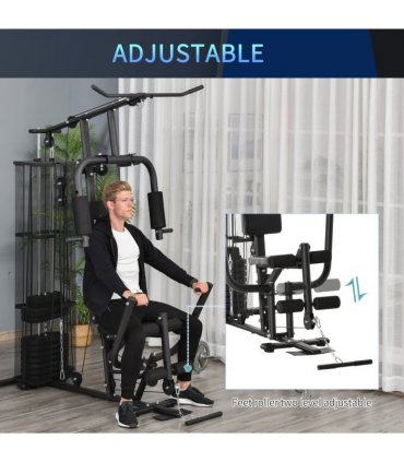Multifunction Home Gym Weight Training Station Fitness Strength Machine HOMCOM