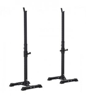 Squat Stand Barbell Spotter Black H46.5cm x W46.5cm x D2.5cm High Quality
