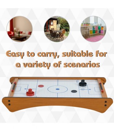 Mini Air Hockey Tabletop Game w/ 2 Pucks Pushers Fan Scoreboard  HOMCOM
