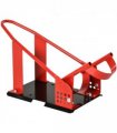 Motorcycle Wheel Chock 8-15.5 cm Metal Holder For Truck And Trailer HOMCOM