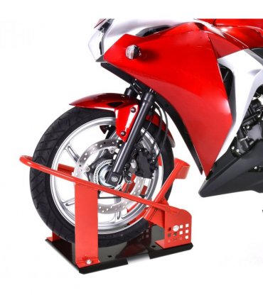 Motorcycle Wheel Chock 8-15.5 cm Metal Holder For Truck And Trailer HOMCOM