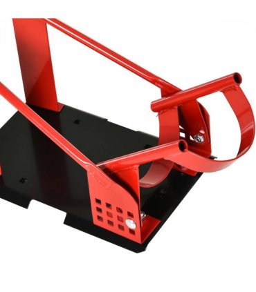 Motorcycle Wheel Chock 8-15.5 cm Metal Holder For Truck And Trailer HOMCOM