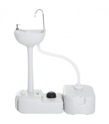 24L Portable Portable Hand wash Sink Hand Washing Basin Water Tank Outsunny