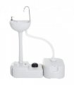 24L Portable Portable Hand wash Sink Hand Washing Basin Water Tank Outsunny