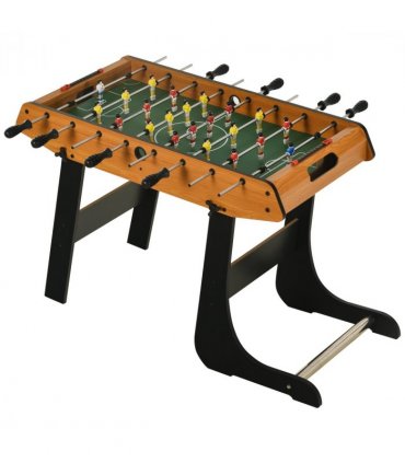 Folding Football Gaming Table Mini Foosball Soccer Table, Family Kids HOMCOM