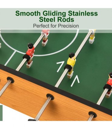 Folding Football Gaming Table Mini Foosball Soccer Table, Family Kids HOMCOM