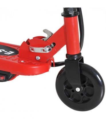 Kids Electric Scooter Folding Red 74Lx36Wx73-91H 50kg Steel PP 12km/h 8HRS