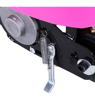 Kids Foldable Electric Powered Scooter Metal Pink 76L x 38W x 86-96Hcm