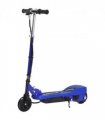 Folding Kids Electric Scooter 7-14 Blue PP Battery Power PU Wheels 74x36x73-91cm