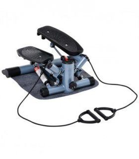 Mini Stepper Step Machine w/ Cushion Mat for Leg Arm Full Body Training HOMCOM
