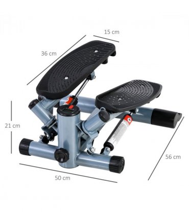 Mini Stepper Step Machine w/ Cushion Mat for Leg Arm Full Body Training HOMCOM